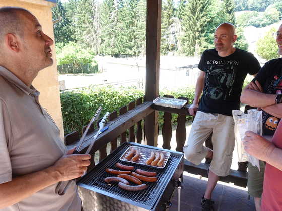 2026-07-016 - HainCon 13 - Florian, Guido, Lutz am Grill