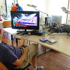 2025-07-019 - HainCon 11 - Florian spielt Rayman Raving Rabbids auf der Playstation 2
