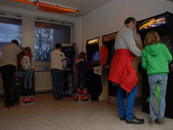 An den ATARI Arcade-Automaten war immer was los