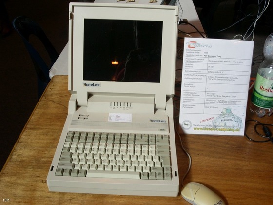RDH Laptop mit SunOS (extrem selten!)