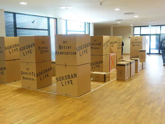 2026-09-038 - HomeCon 90, Retrolution 2026 - Sokoban mit neuen Kisten mit Spendernamen