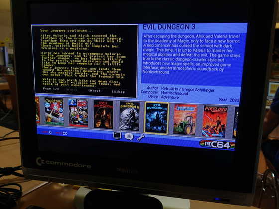 2025-08-064 - HomeCon 85, Retrolution 2025 - Evil Dungeon im TheC64-Mini-Carousel